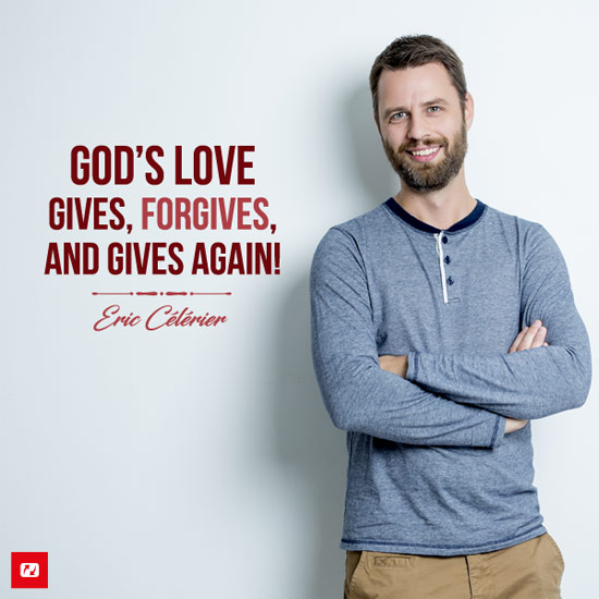 God’s love gives, forgives, and gives again!