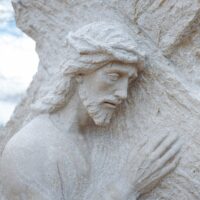 Jesus in stone