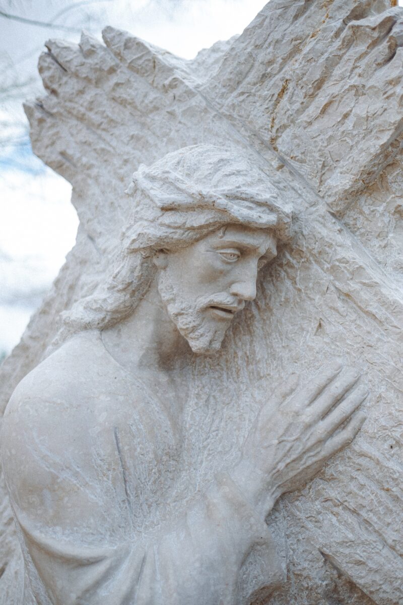 Jesus in stone